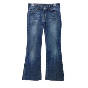 Citizens of Humanity #087 Sunaway Stretch Low Waist Full Leg Jeans Womens Sz 28